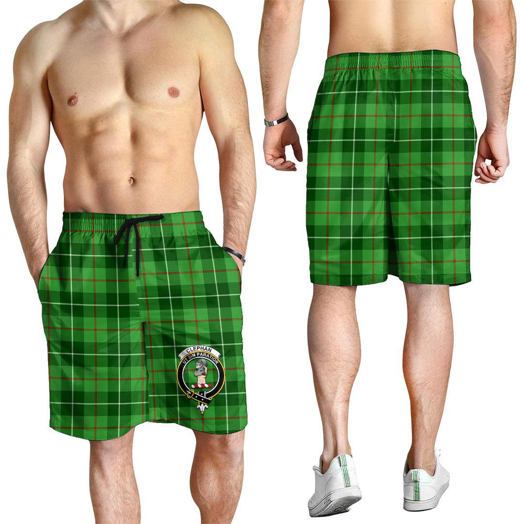 clephan-tartan-mens-shorts-with-family-crest