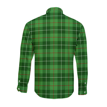 Clephane (Clephan) Tartan Long Sleeve Button Up Shirt with Family Crest