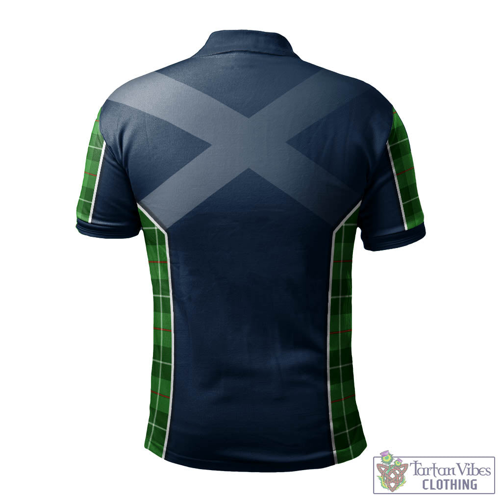 Tartan Vibes Clothing Clephan Tartan Men's Polo Shirt with Family Crest and Lion Rampant Vibes Sport Style