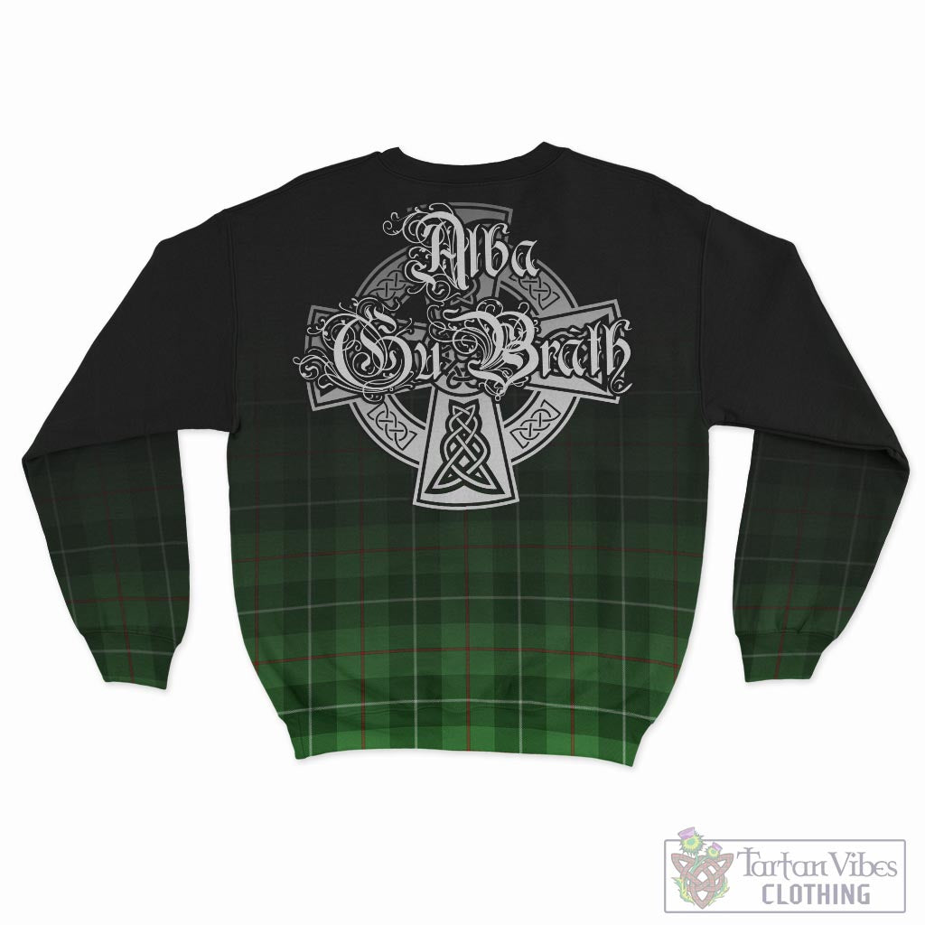 Clephane (Clephan) Tartan Sweatshirt Featuring Alba Gu Brath Family Crest Celtic Inspired - Tartan Vibes Clothing