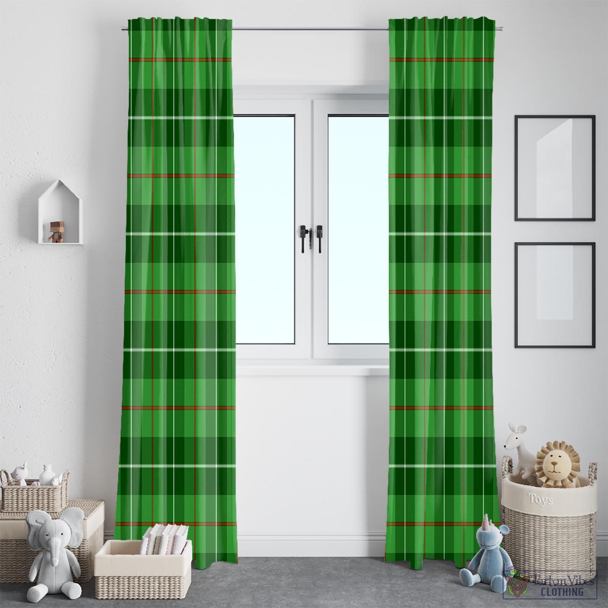Clephane (Clephan) Tartan Window Curtain - Tartan Vibes Clothing