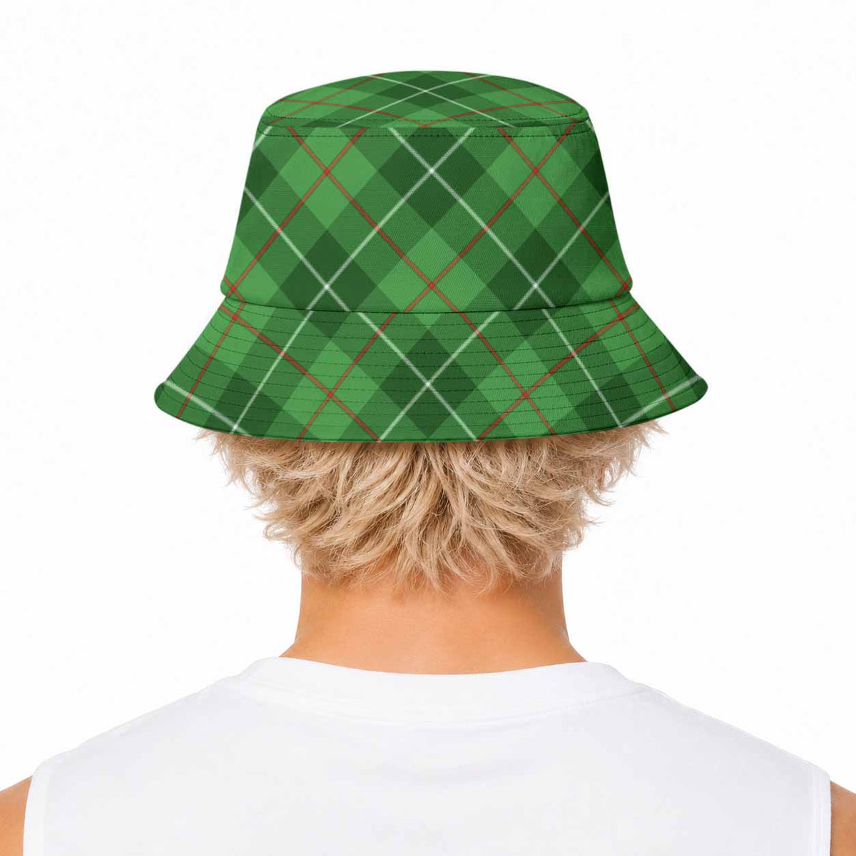 Clephane (Clephan) Tartan Bucket Hat with Family Crest - Tartan Vibes Clothing
