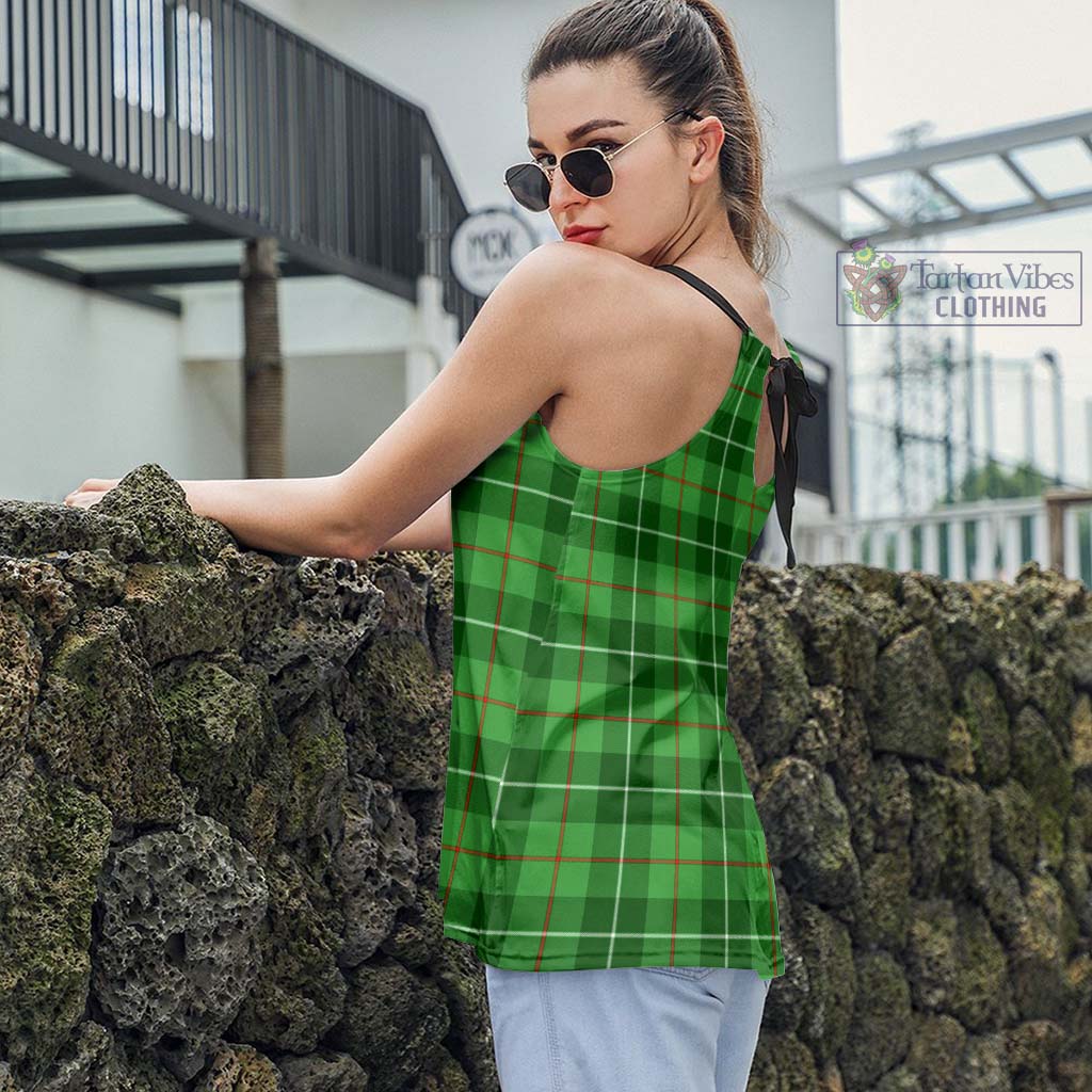 Clephane Tartan Loose Halter Neck Camisole - Tartan Vibes Clothing