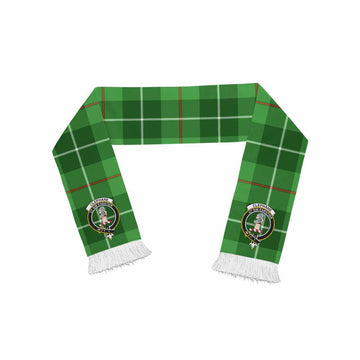 Clephane (Clephan) Tartan Ruffneck Scarf with Family Crest One Size 67.7*6.7 inches - Tartan Vibes Clothing