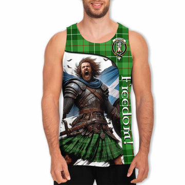 Clephane (Clephan) Crest Tartan Men's Tank Top Inspired by the Freedom of Scottish Warrior