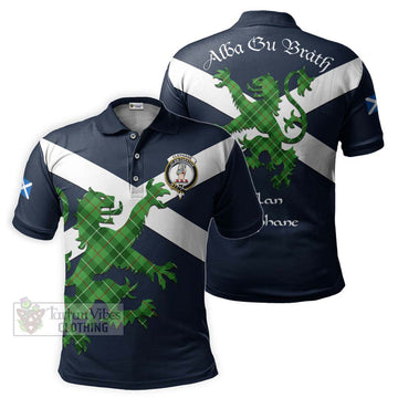 Clephane (Clephan) Tartan Lion Rampant Polo Shirt Proudly Display Your Heritage with Alba Gu Brath and Clan Name