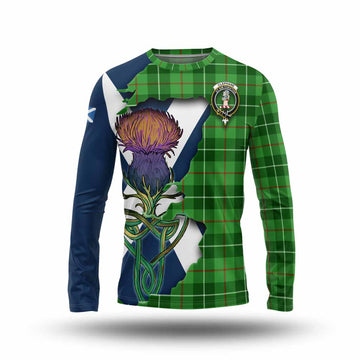 Clephane (Clephan) Tartan Family Crest Long Sleeve T-Shirt Scottish Thistle Celtic Inspired Unisex - Tartan Vibes Clothing