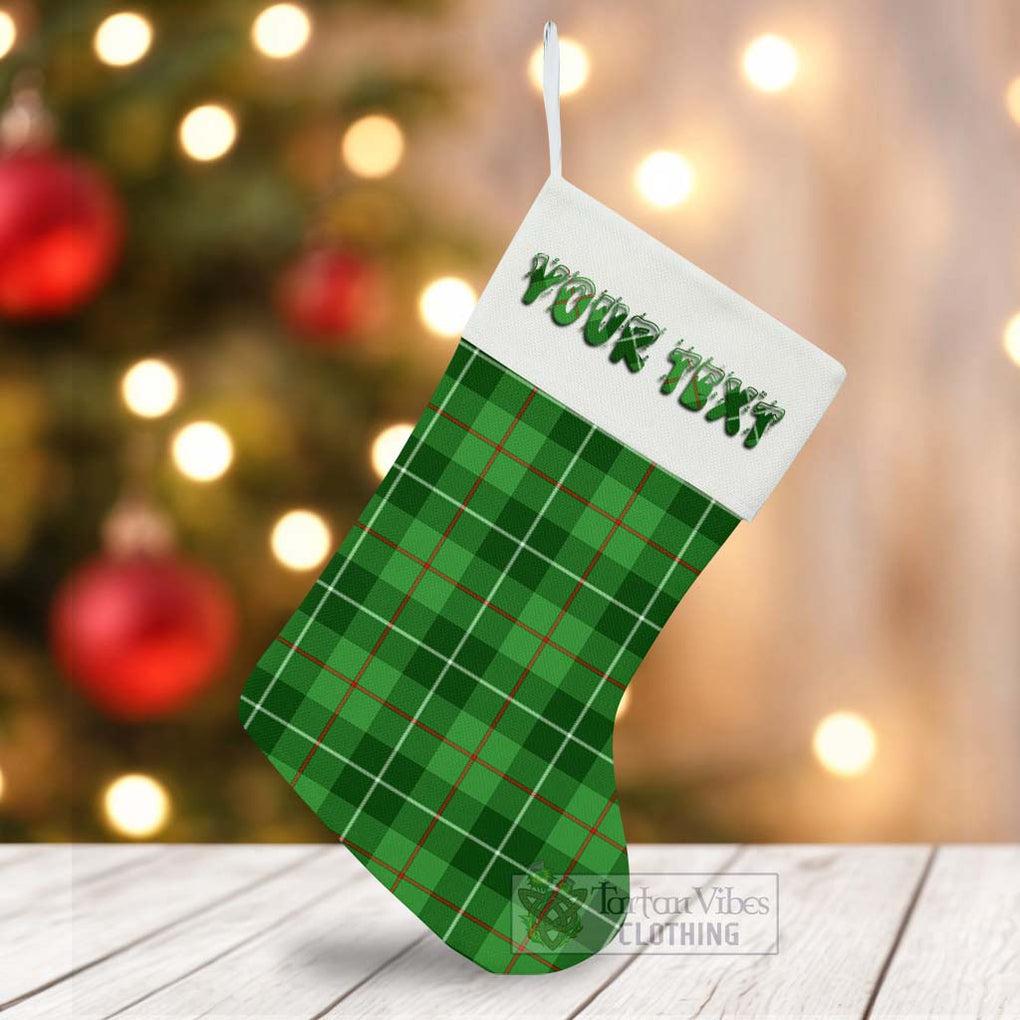 Clephane (Clephan) Tartan Christmas Stocking with Personalized Text - Tartan Vibes Clothing