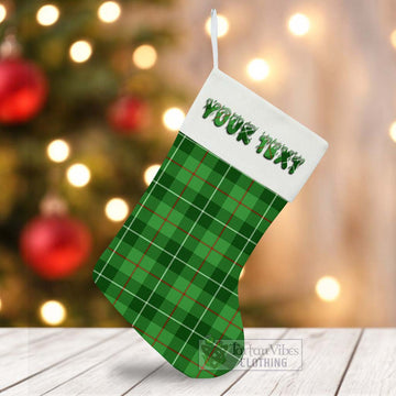 Clephane (Clephan) Tartan Christmas Stocking with Personalized Text - Tartan Vibes Clothing