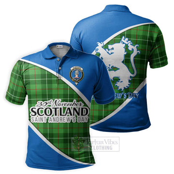 Clephane (Clephan) Family Crest Tartan Polo Shirt Celebrate Saint Andrew's Day in Style