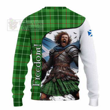 Clephane (Clephan) Crest Tartan Knitted Sweater Inspired by the Freedom of Scottish Warrior