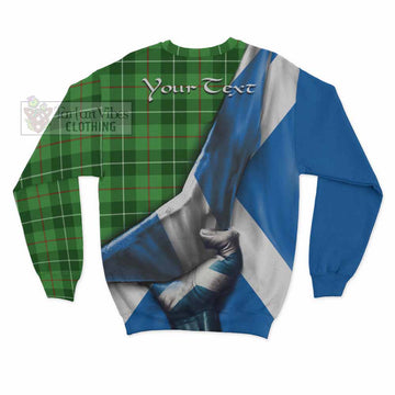 Clephane (Clephan) Tartan Sweatshirt with Family Crest Scotland Patriotic Style