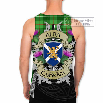 Clephane (Clephan) Tartan Family Crest Men's Tank Top Lion Rampant Royal Thistle Shield Celtic Inspired - Tartan Vibes Clothing