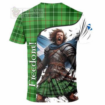 Clephane (Clephan) Crest Tartan T-Shirt Inspired by the Freedom of Scottish Warrior