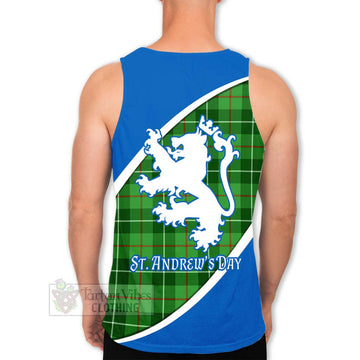 Clephane (Clephan) Family Crest Tartan Men's Tank Top Celebrate Saint Andrew's Day in Style