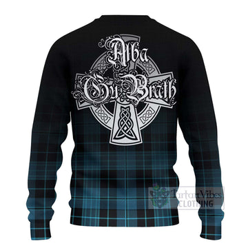 Clergy Tartan Ugly Sweater Featuring Alba Gu Brath Family Crest Celtic Inspired