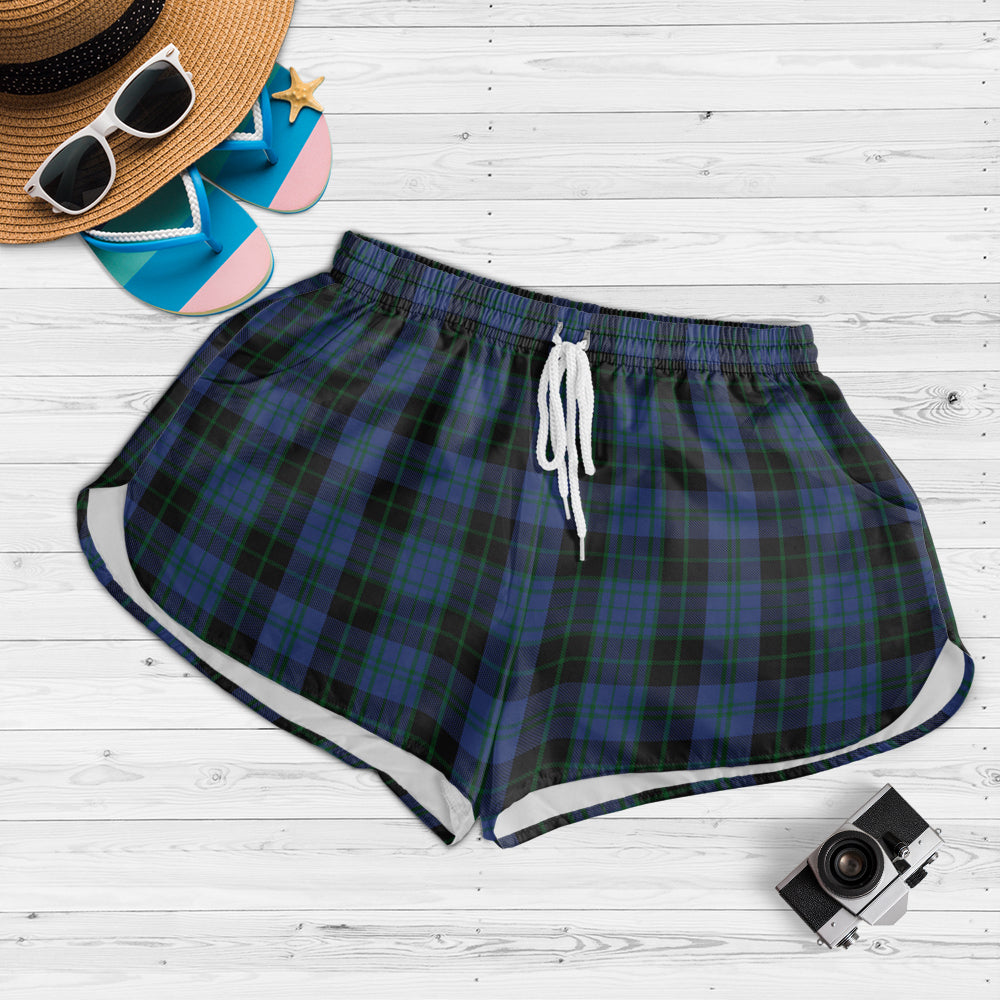 clergy-blue-tartan-womens-shorts