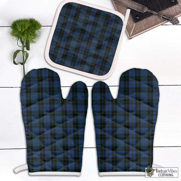 Clergy Blue Tartan Combo Oven Mitt & Pot-Holder