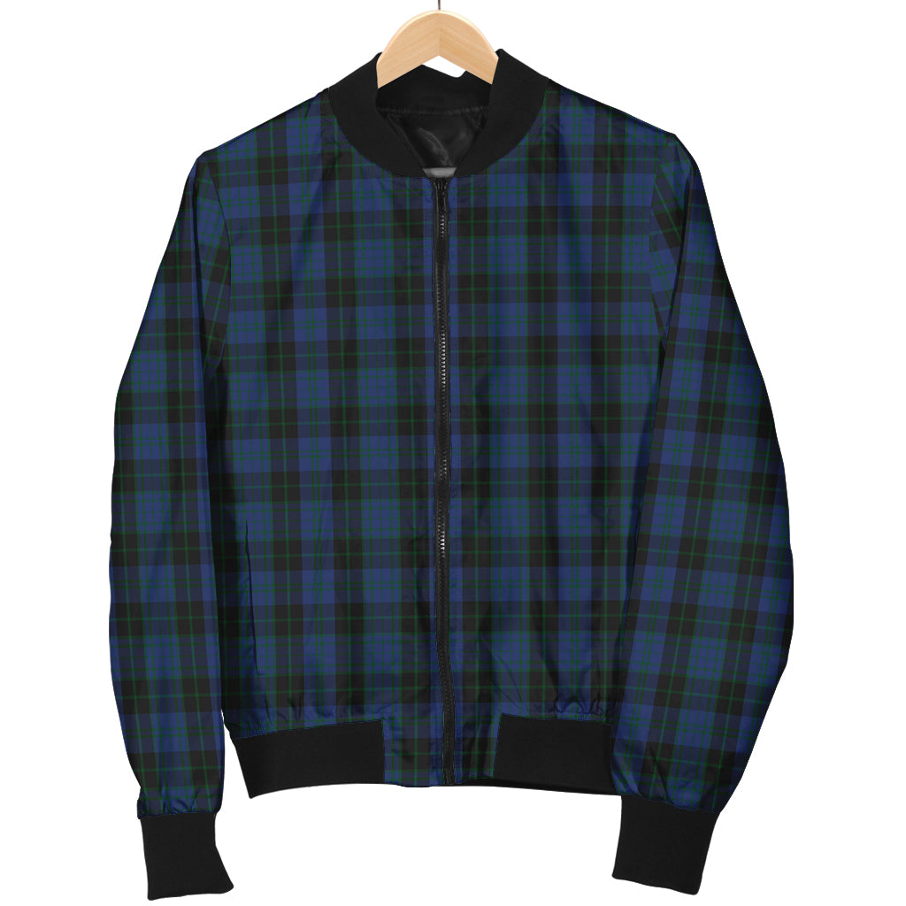 clergy-blue-tartan-bomber-jacket