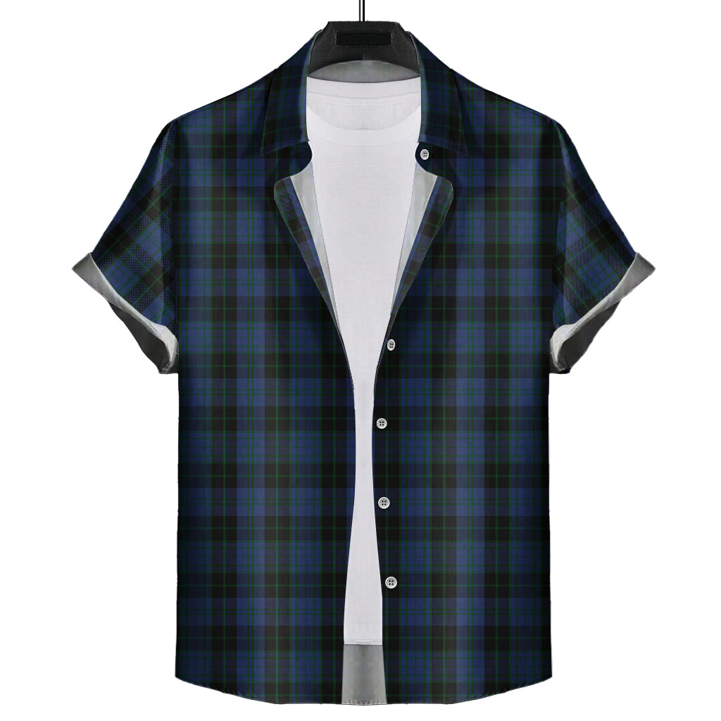 clergy-blue-tartan-short-sleeve-button-down-shirt