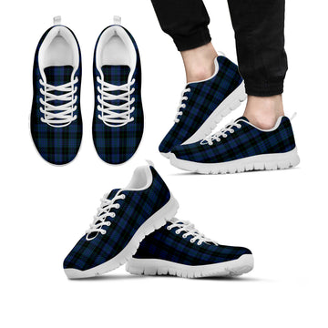 Clergy Blue Tartan Sneakers