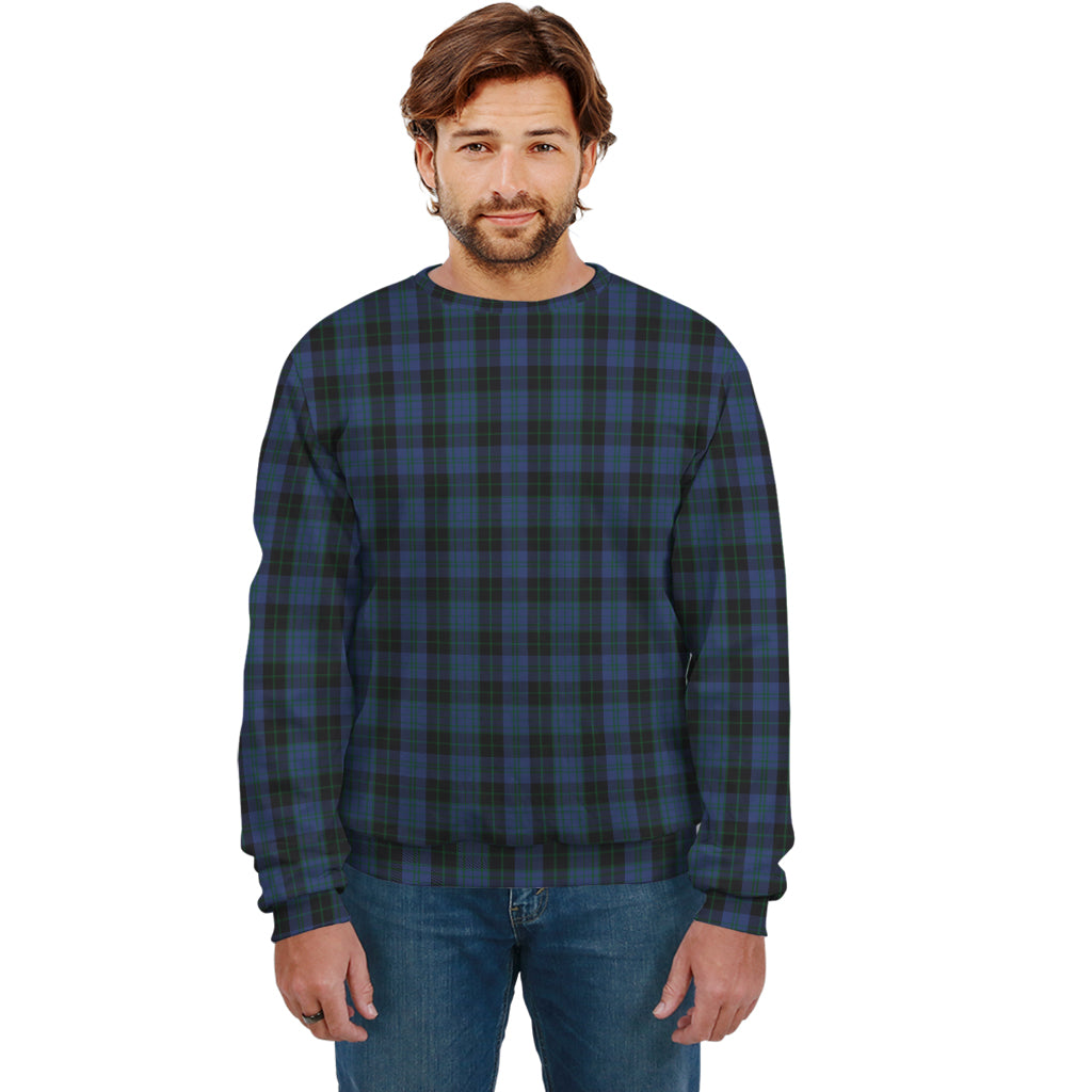 Clergy Blue Tartan Sweatshirt - Tartan Vibes Clothing