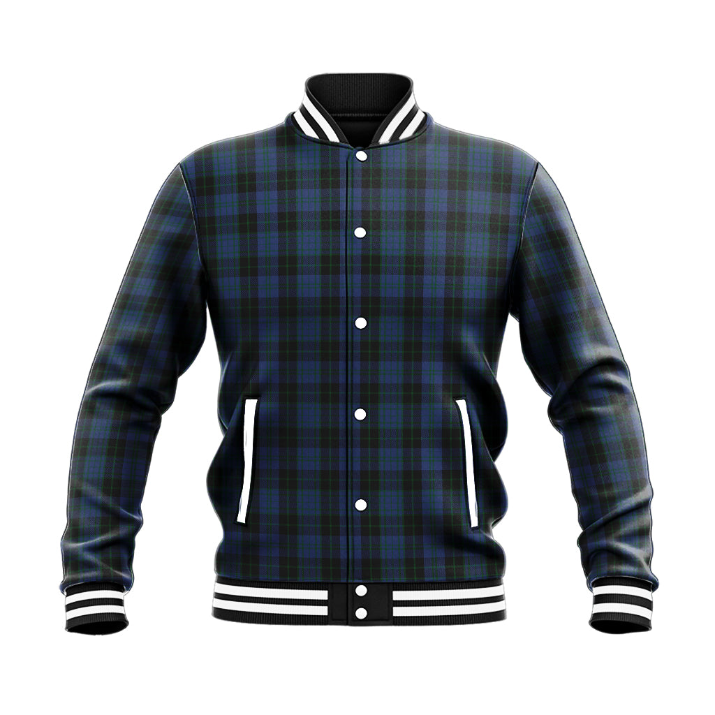 Clergy Blue Tartan Baseball Jacket - Tartan Vibes Clothing