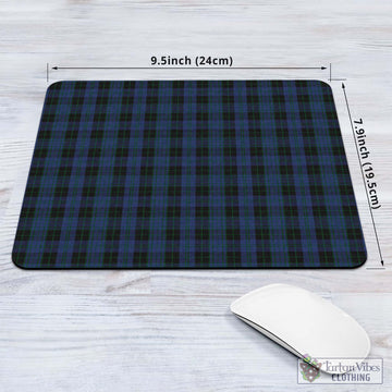 Clergy Blue Tartan Mouse Pad