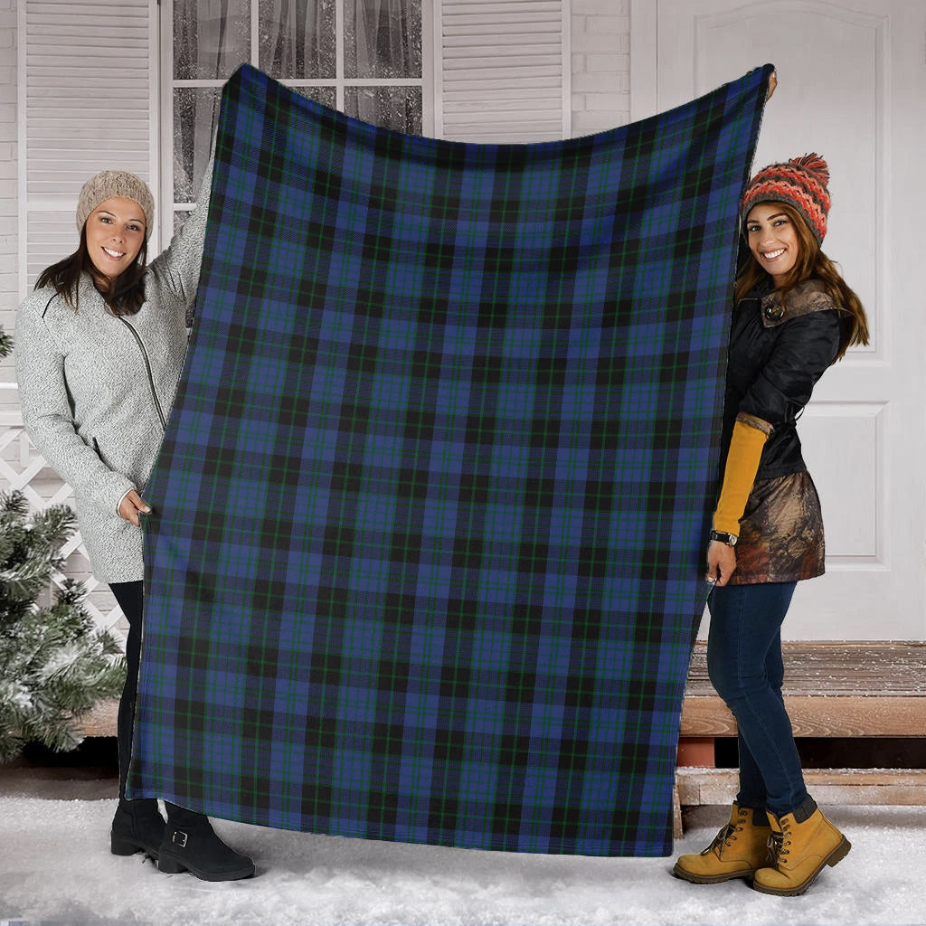 Clergy Blue Tartan Blanket - Tartan Vibes Clothing