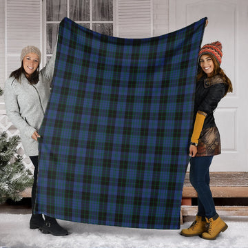 Clergy Blue Tartan Blanket