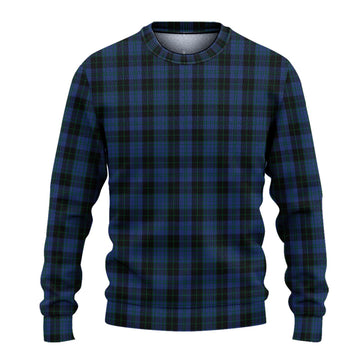 Clergy Blue Tartan Ugly Sweater