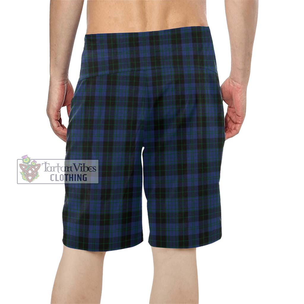 Clergy Blue Tartan Men's Board Shorts - Tartan Vibes Clothing