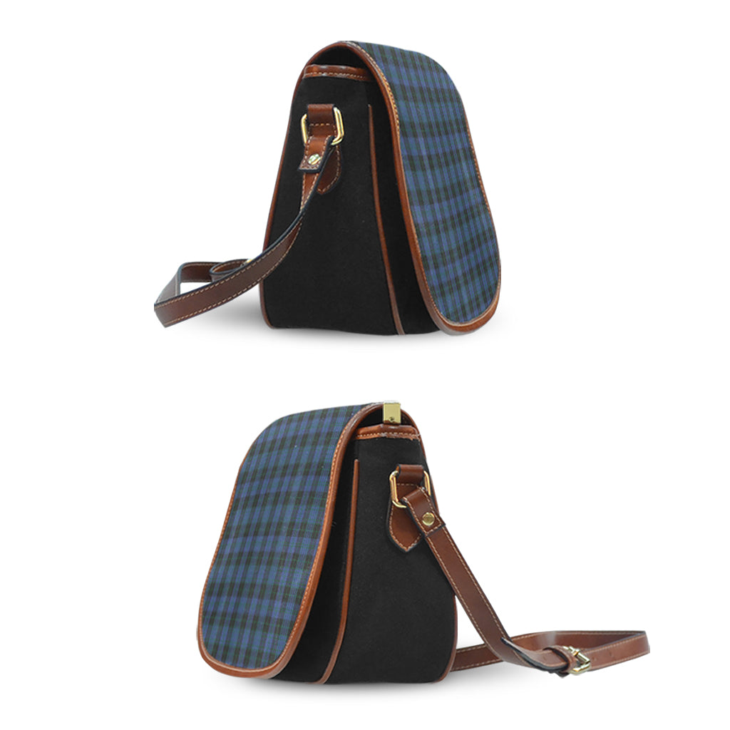 Clergy Blue Tartan Saddle Bag - Tartan Vibes Clothing