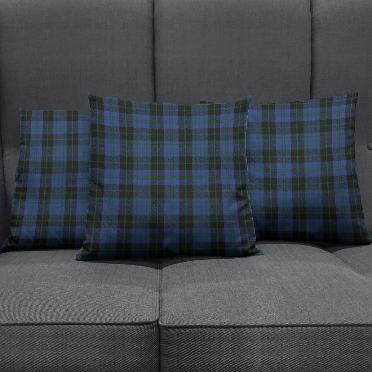 Clergy Blue Tartan Pillow Cover - Tartanvibesclothing