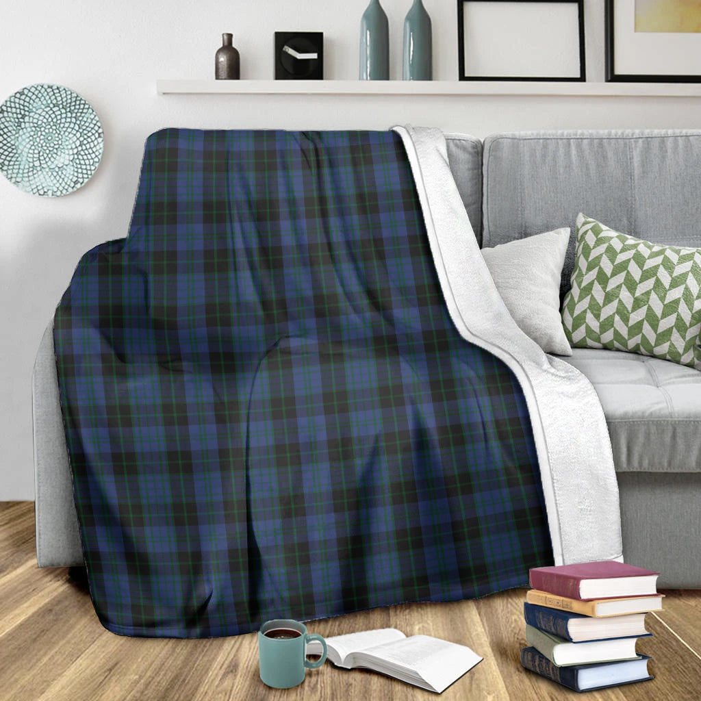 Clergy Blue Tartan Blanket - Tartan Vibes Clothing