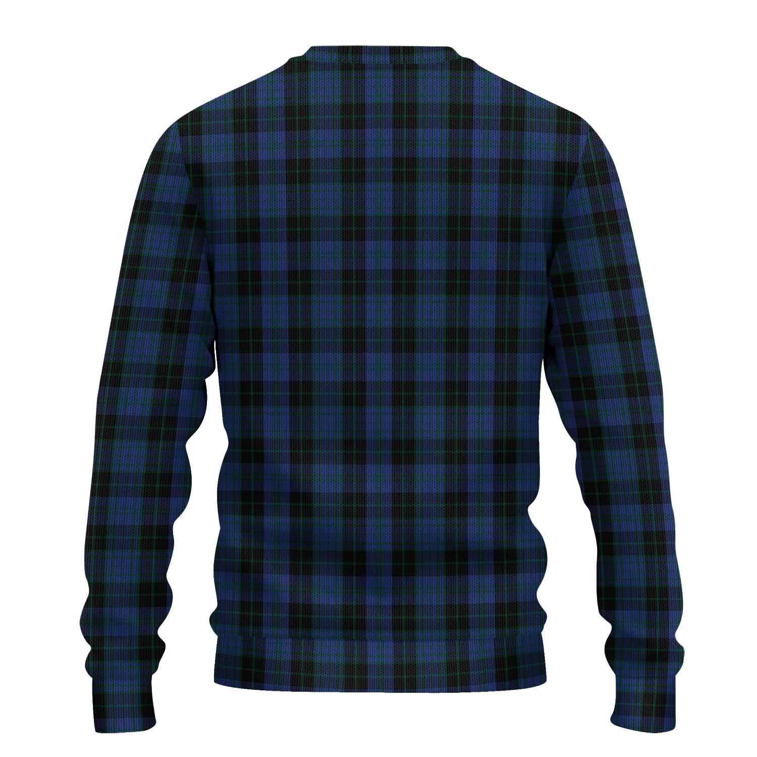 Clergy Blue Tartan Knitted Sweater - Tartanvibesclothing