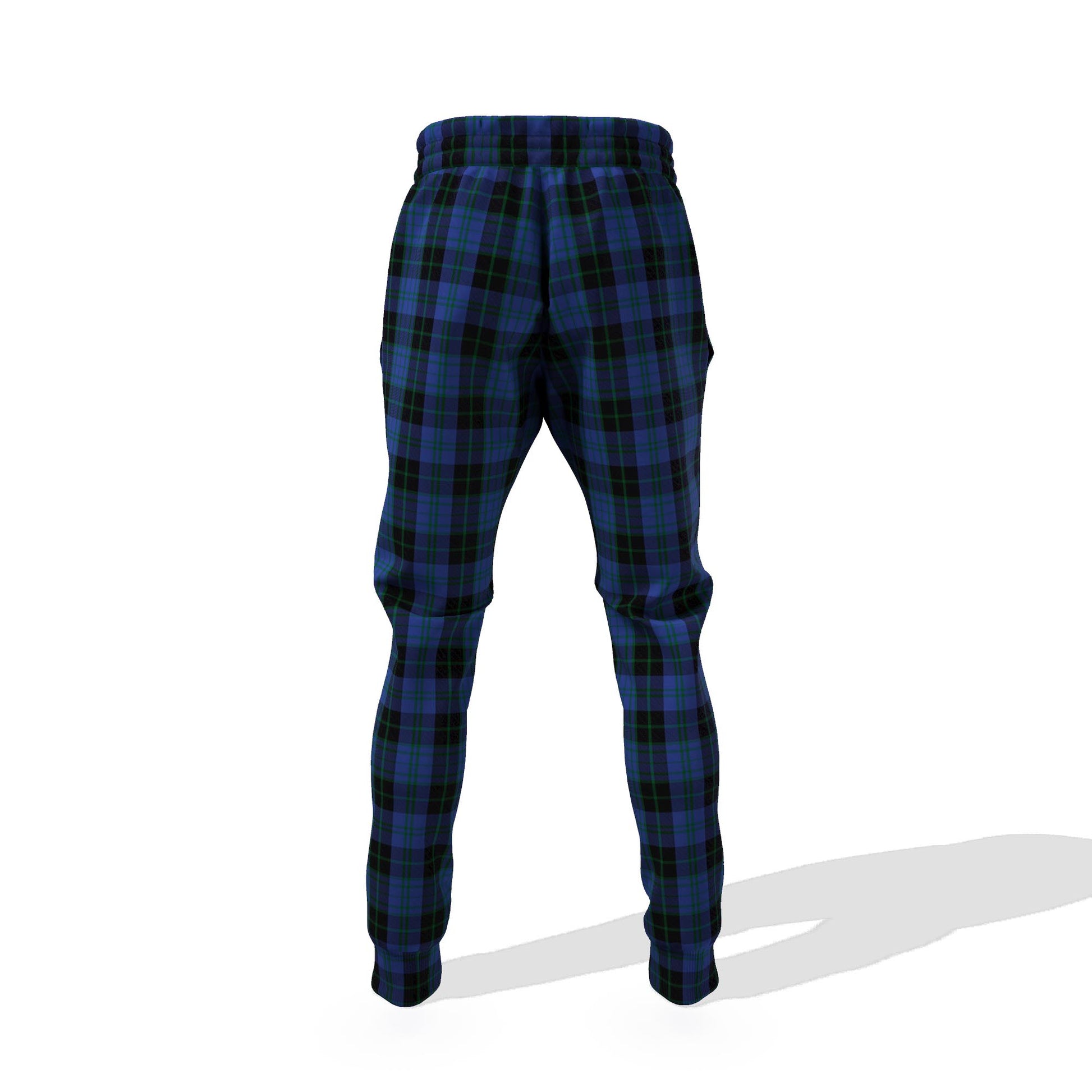 Clergy Blue Tartan Joggers Pants 6XL - Tartan Vibes Clothing