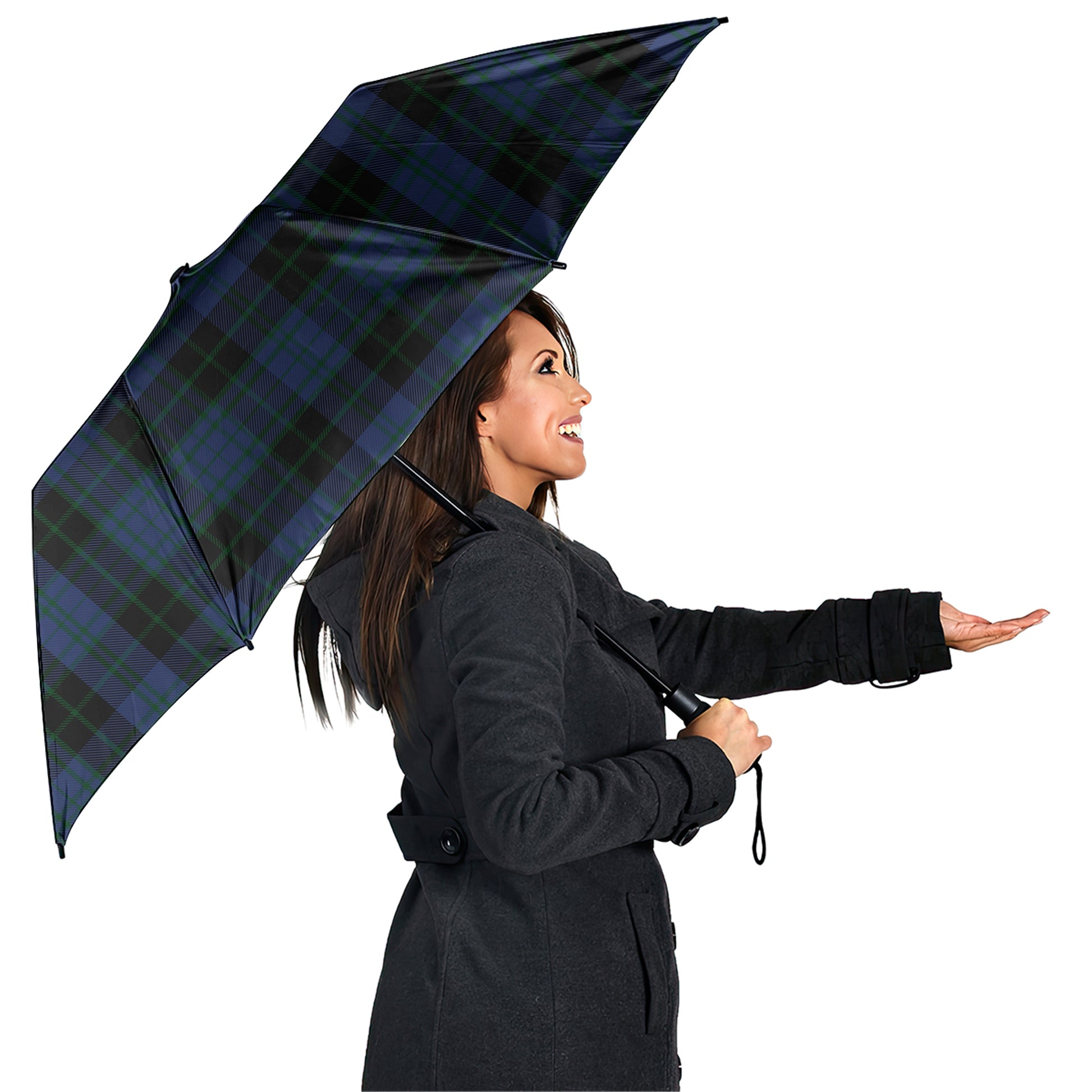 Clergy Blue Tartan Umbrella - Tartanvibesclothing