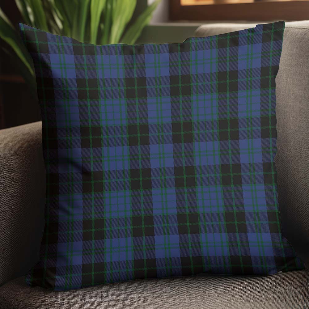 Clergy Blue Tartan Pillow Cover - Tartanvibesclothing