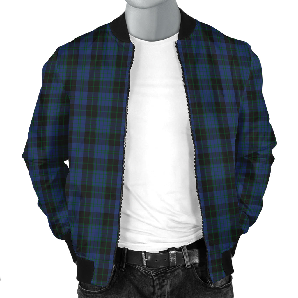 clergy-blue-tartan-bomber-jacket