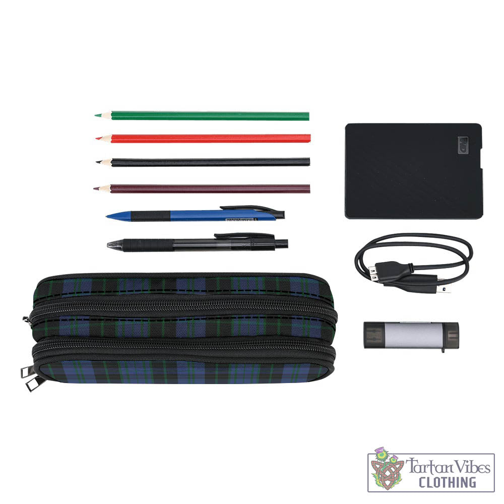 Tartan Vibes Clothing Clergy Blue Tartan Pen and Pencil Case