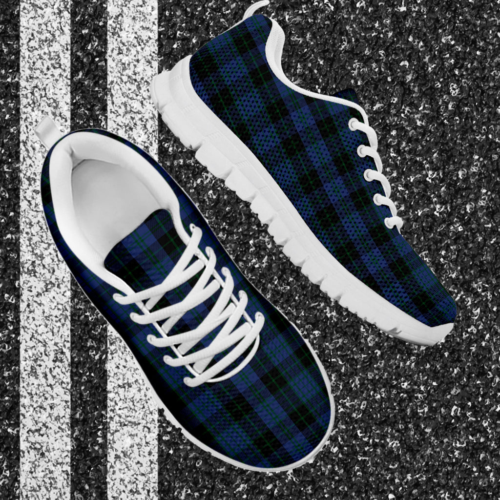 Clergy Blue Tartan Sneakers - Tartan Vibes Clothing