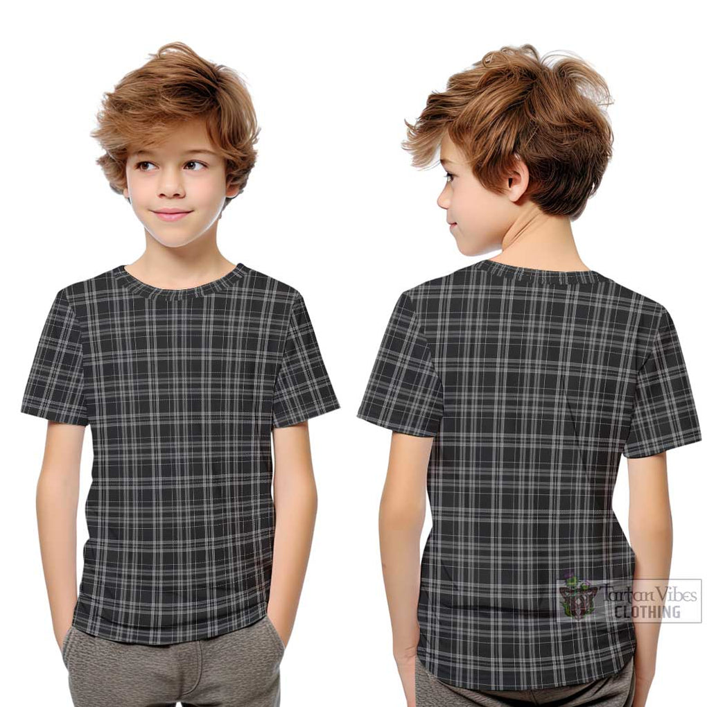 Clergy Grey Tartan Kid T-Shirt Youth XL Size14 - Tartanvibesclothing Shop