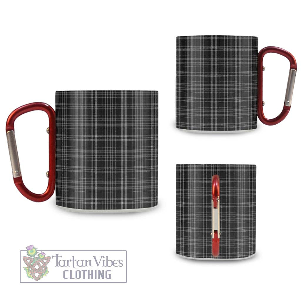 Tartan Vibes Clothing Clergy Grey Tartan Classic Insulated Mug