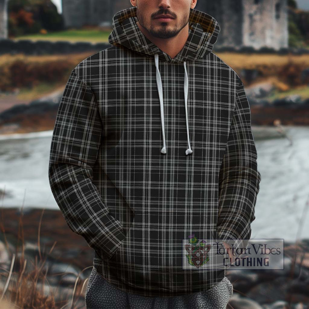 Clergy Grey Tartan Cotton Hoodie Pullover Hoodie XS - Tartan Vibes Clothing