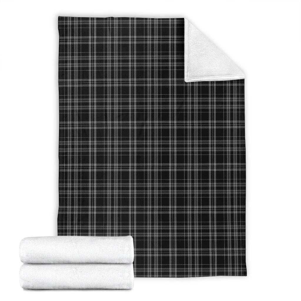 Clergy Grey Tartan Blanket X-Large 59 x 79 inches 150 x 200 cm - Tartan Vibes Clothing