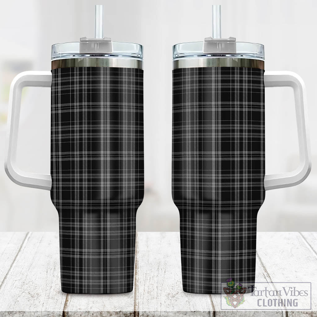 Tartan Vibes Clothing Clergy Grey Tartan Tumbler with Handle