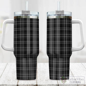 Clergy Grey Tartan Tumbler with Handle