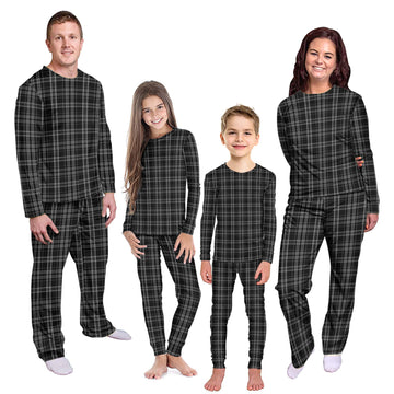 Clergy Grey Tartan Pajamas Family Set