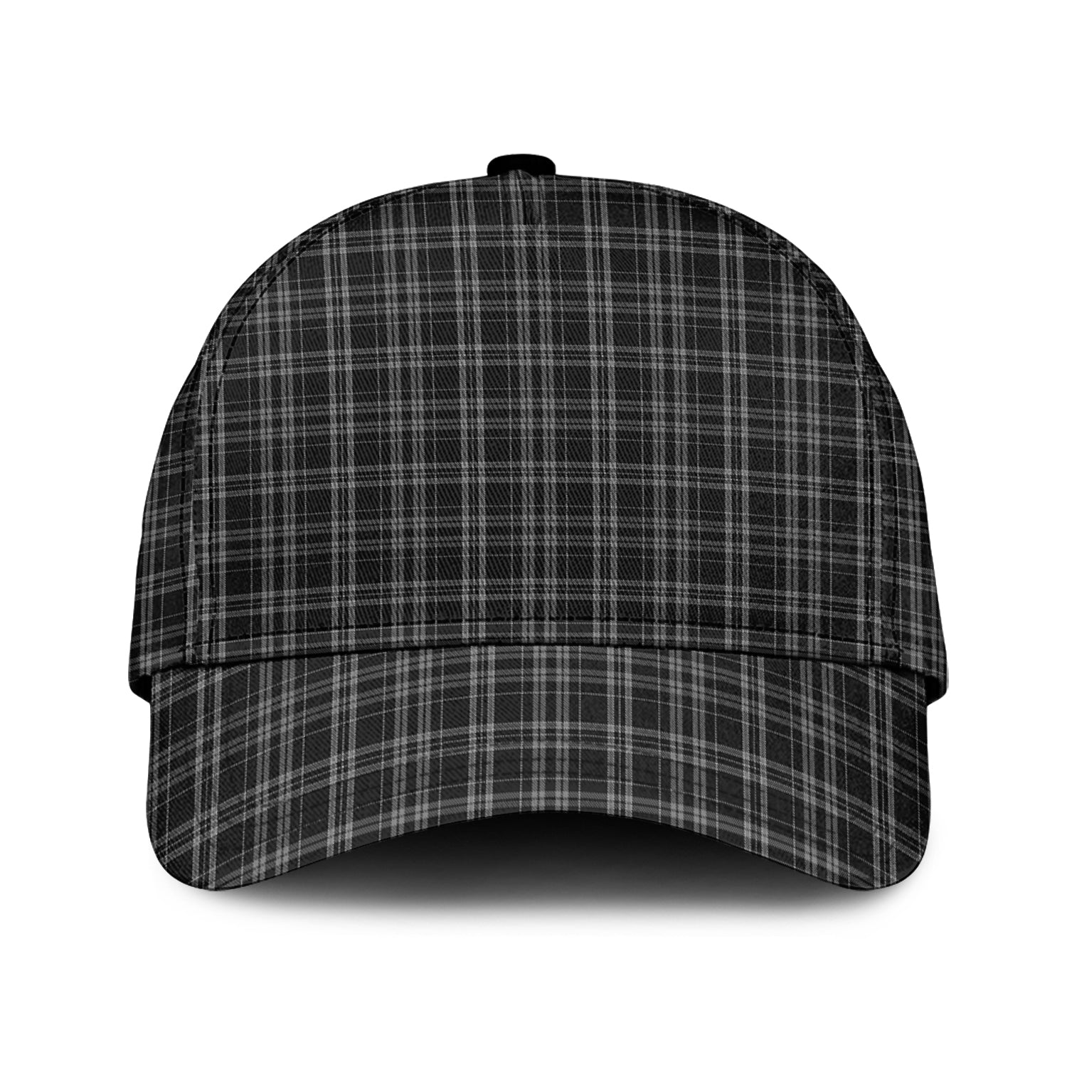 Clergy Grey Tartan Classic Cap Classic Cap Universal Fit - Tartan Vibes Clothing